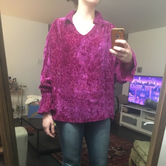 Pink Austin Powers-Esque shirt - Picture 2 of 4